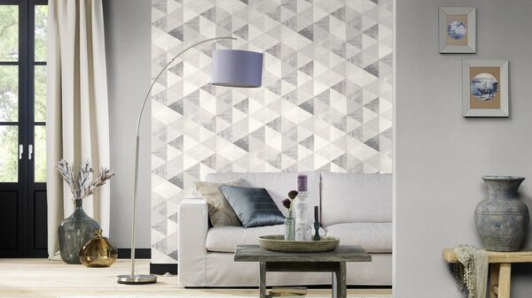 RASCH | Vliesová tapeta na stenu Deco Style 312379 | 0,53 x 10,05 m | šedá
