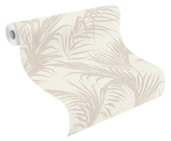 RASCH | Vliesová tapeta na stenu Deco Style 314007 | 0,53 x 10,05 m | krémová, ružová