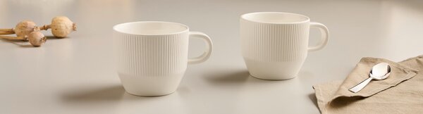 SADA HRNČEKOV NA KÁVU porcelán keramika 2-dielne Dieter Knoll - Jedálenské sety