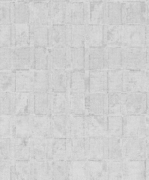 RASCH | Vliesová tapeta na stenu Deco Style 314731 | 0,53 x 10,05 m | šedá, biela
