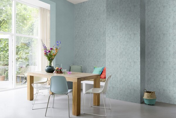 RASCH | Vliesová tapeta na stenu Deco Style 314625 | 0,53 x 10,05 m | modrá