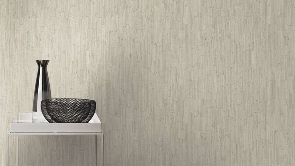 RASCH | Vliesová tapeta na stenu Deco Style 312614 | 0,53 x 10,05 m | biela, hnedá