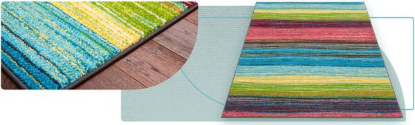 Koberec Agnella Funky Top Dor smaragd