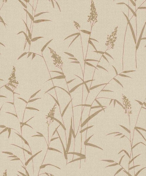 RASCH | Vliesová tapeta na stenu Deco Style 312928 | 0,53 x 10,05 m | béžová, zlatá