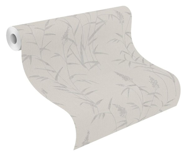 RASCH | Vliesová tapeta na stenu Deco Style 312911 | 0,53 x 10,05 m | šedá, biela