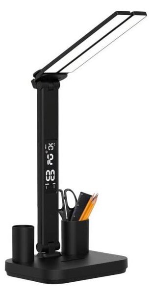 LED stmievateľná nabíjacia stolná lampa NOBLITE P LED/5W/5V 3000/4000/6000K 2200mAh čierna