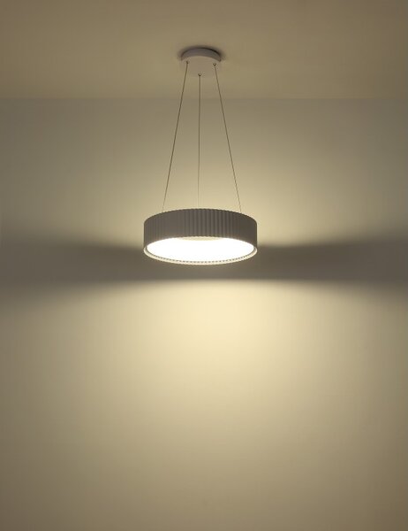 Globo 15924W LED závesné stropné svietidlo KEMP | 45W integrovaný LED zdroj | 1800lm | 2700/4000/6000K