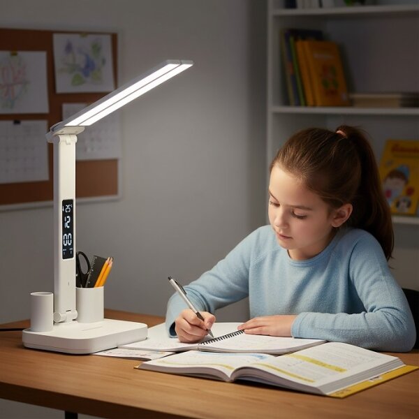 LED stmievateľná nabíjacia stolná lampa NOBLITE P LED/5W/5V 3000/4000/6000K 2200 mAh biela