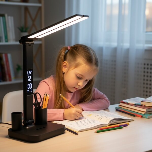 LED stmievateľná nabíjacia stolná lampa NOBLITE P LED/5W/5V 3000/4000/6000K 2200mAh čierna