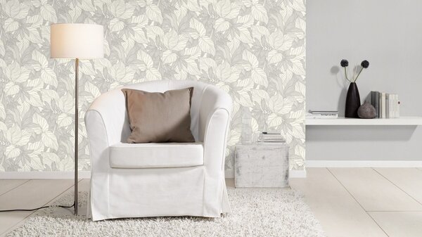 RASCH | Vliesová tapeta na stenu Deco Style 415339 | 0,53 x 10,05 m | šedá