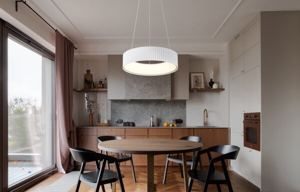 Globo 15924W LED závesné stropné svietidlo KEMP | 45W integrovaný LED zdroj | 1800lm | 2700/4000/6000K