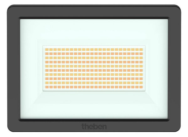 Theben LED vonkajší reflektor B50 dual, čierny, IP65, Čierna, Hliník, Vonkajše bodové svietidlo / bodateľné do zeme