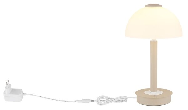 Globo 21953SA LED stolná lampička ULDIN | 7W integrovaný LED zdroj | 255lm | 3000K | vypínač