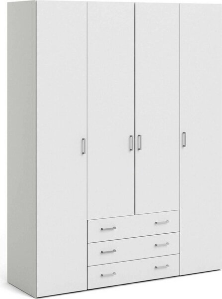 Šatníková skriňa Space 70410, biela