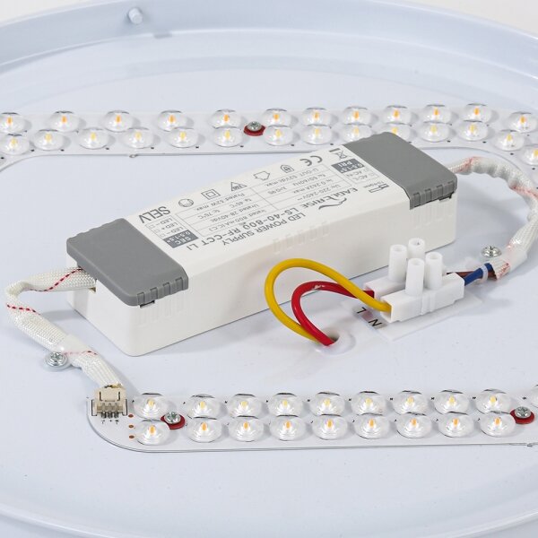 Brilagi - LED Stropné svietidlo WOODROUND LED/30W/230V 3000/4000/6000K pr. 40 cm