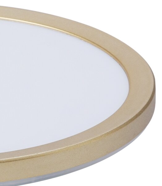 Brilagi - LED kúpeľňové svietidlo ULTRA SLIM LED/24W/230V, priemer 42 cm, zlaté, IP54