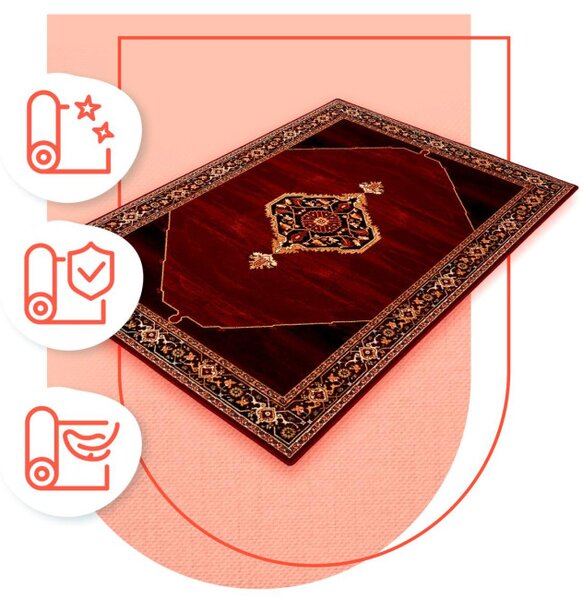 Koberec Agnella Isfahan Uriasz Rubin