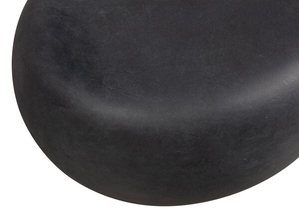MUZZA Konferenčný stolík Pebble 50 x 50 cm antracit