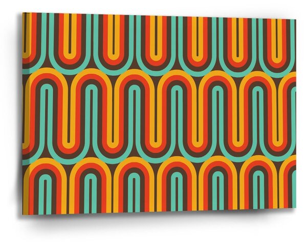 Sablio Obraz Retro vlny - 90x60 cm