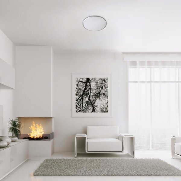Rabalux 71127 - LED Stropné svietidlo ENGON LED/18W/230V 4000K strieborná 27 cm