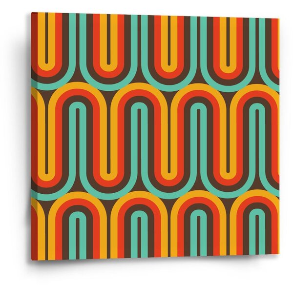 Sablio Obraz Retro vlny - 50x50 cm
