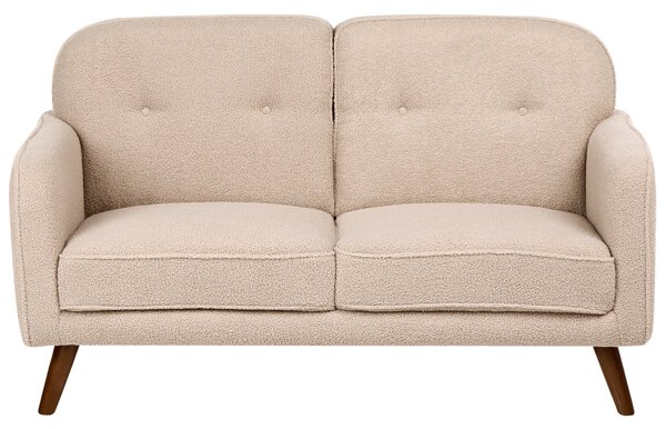 Sedacia súprava béžová buklé pohovka s kreslami prešívané operadlá nohy z dubového dreva tradičný štýl obývacia izba