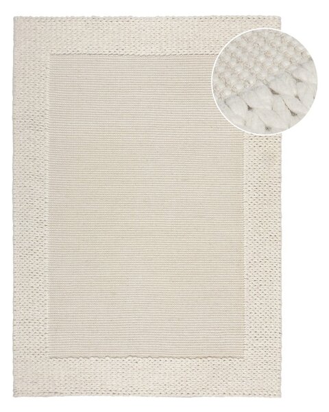 Béžový vlnený koberec 170x120 cm Rue - Flair Rugs