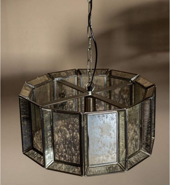 PTMD - Závesný luster ANTIQUE na reťazi 1xE27/40W/230V, priemer 46 cm
