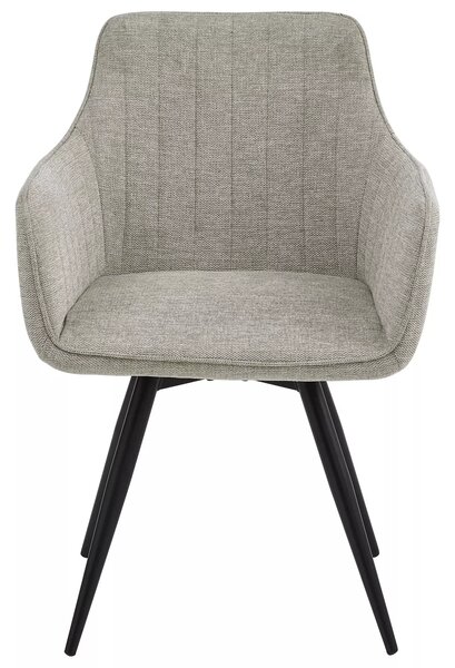 Signal Jedálenská stolička Ballo Brego, svetlobéžová / matná čierna