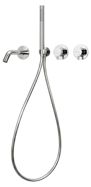 BALNEO vaňová batéria CASCADE model 3 chróm