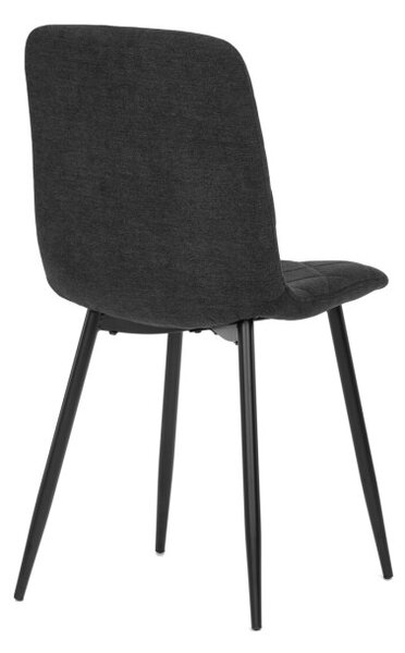 Jedálenská stolička čierna CT-283 BK2
