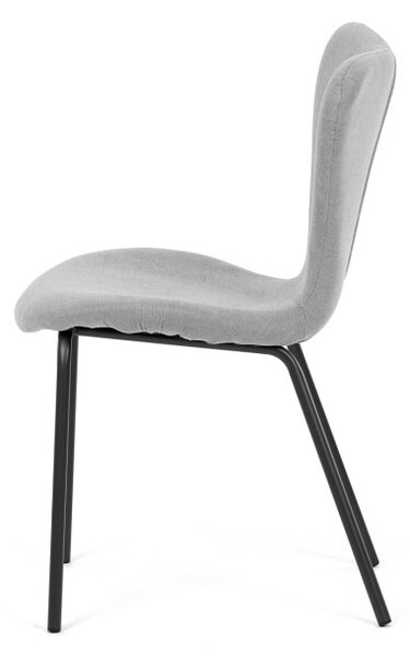 Jedálenská stolička strieborná CT-S8010 SIL2