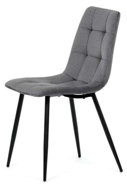 Jedálenská stolička zamatová, sivá DCL-X7015 GREY2