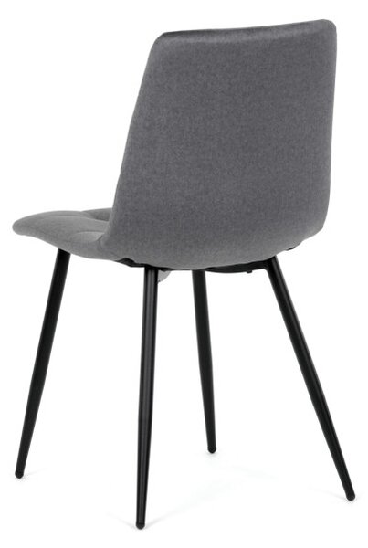 Jedálenská stolička zamatová, sivá DCL-X7015 GREY2