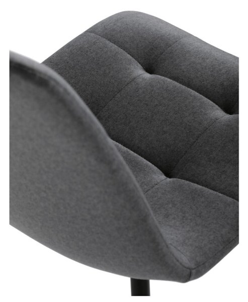 Jedálenská stolička zamatová, sivá DCL-X7015 GREY2