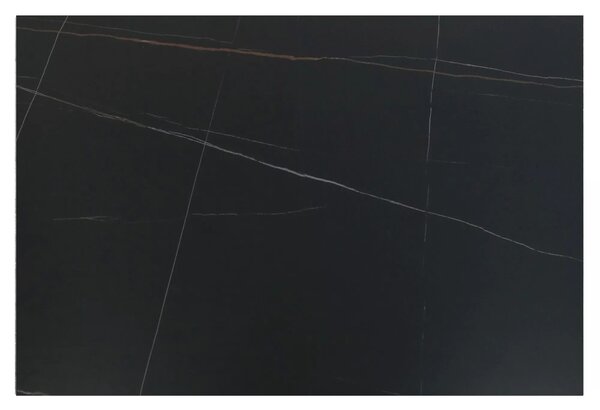 Signal Jedálenský rozkladací stôl Sento, 120-180cm, matná čierna/matná čierna