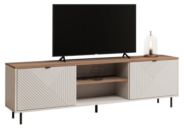 KONDELA TV stolík, kašmír/dub castello, EYCO 2D/180