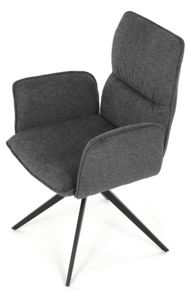 Jedálenská stolička sivá DCH-D1328 GREY2