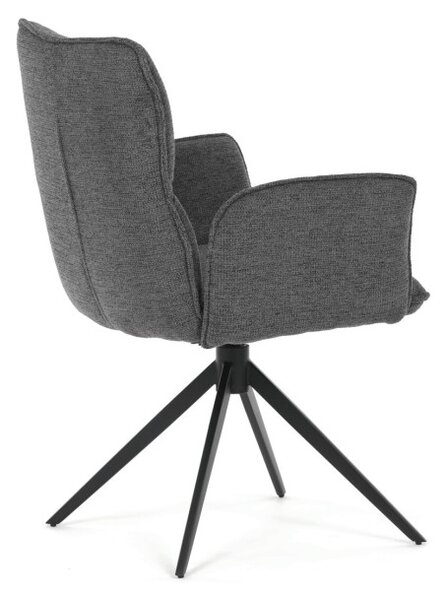 Jedálenská stolička sivá DCH-D1328 GREY2