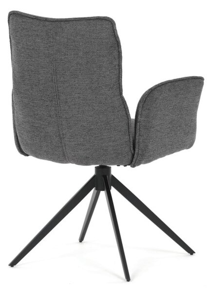 Jedálenská stolička sivá DCH-D1328 GREY2