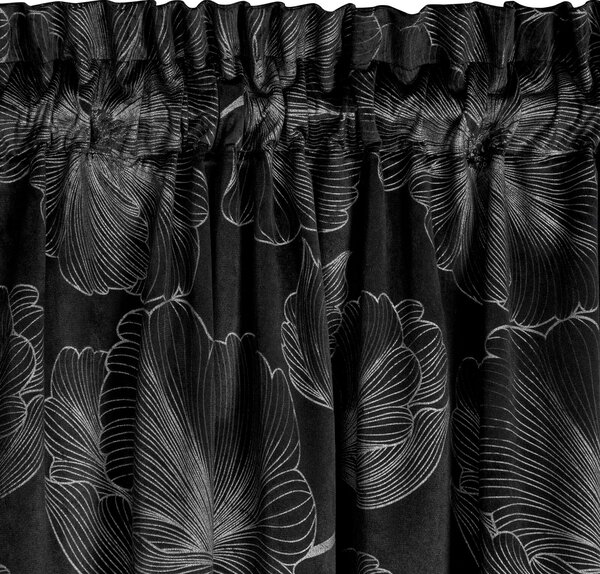 ZATEMŇOVACÍ ZÁVES NA PÁSKE STELLA 140X300 CM KVETY