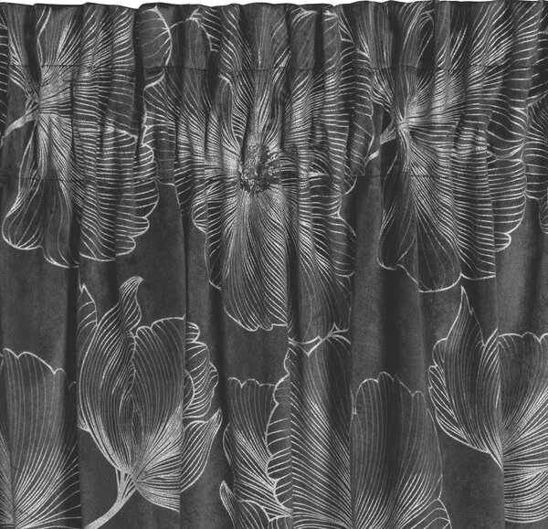 ZATEMŇOVACÍ ZÁVES NA PÁSKE STELLA 140X300 CM KVETY
