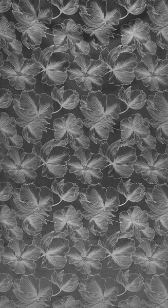 ZATEMŇOVACÍ ZÁVES NA PÁSKE STELLA 140X300 CM KVETY