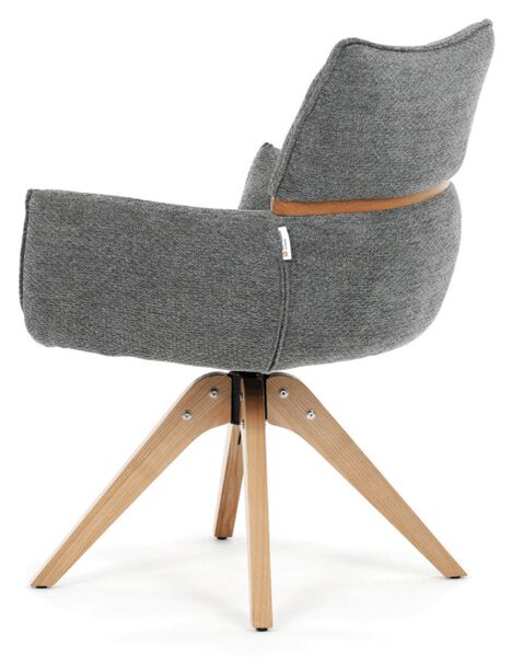 Jedálenská stolička sivá DCH-D1348 GREY2