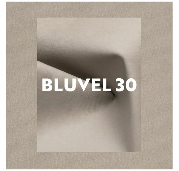 Signal CHIC VELVET jedálenská stolička, čierne nohy /BLUVEL 30