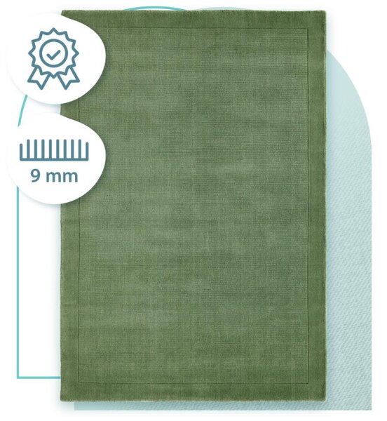 Koberec York Handloom Forest Green