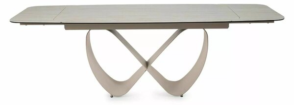 Signal INFINITY CERAMIC stôl jedálenský 160(240)X95, béžový TRAVERTINE/kašmír