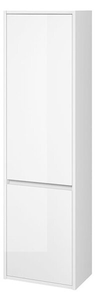 Kúpeľňová skrinka vysoká Cersanit Crea 40x140x25 cm biela lesk S924-022