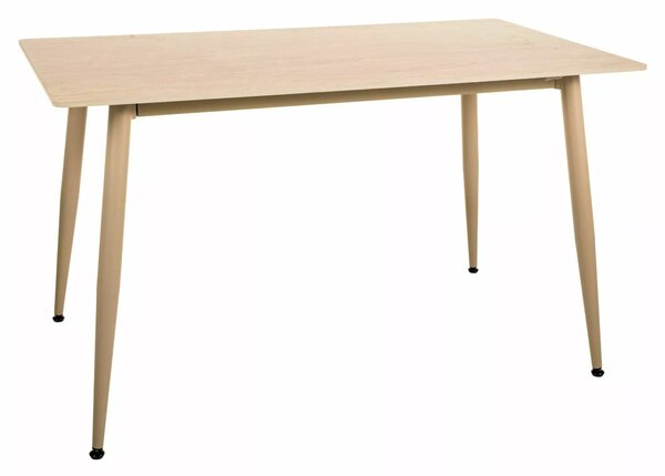 Signal RION jedálenský stôl 130X70 cm, farba Travertine/nohy kašmír