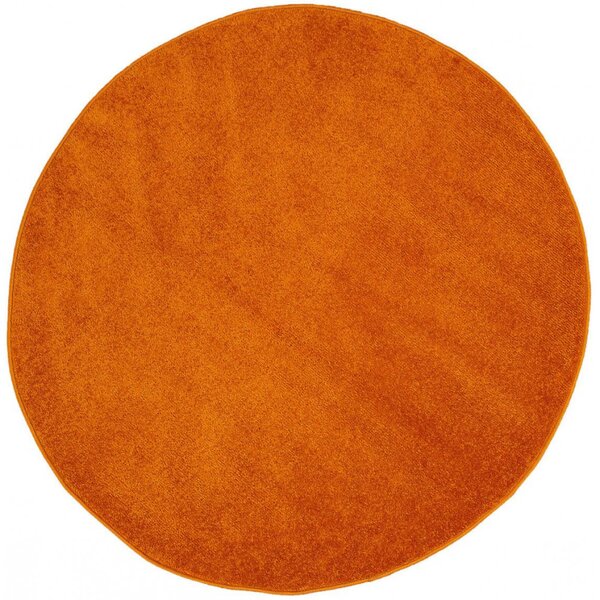 Kusový koberec Ezra oranžový kruh 120x120cm